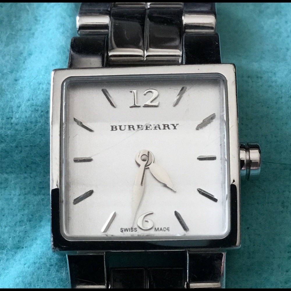 Burberry Stainless Sterling Watch -used